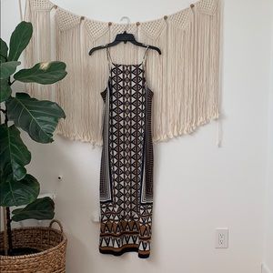 Topshop | Geometric Midi Dress